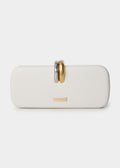 Clutch τσάντα με μεταλλικό κούμπωμα